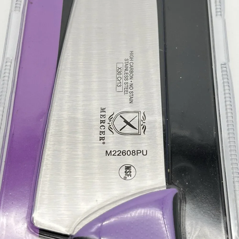 Mercer Culinary Millennia Purple Handle, 8-Inch, Chef's Knife M22608PU